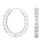 9K White Gold Lab Grown Diamond EARRINGS 0.47 ctw E31875-0.50CT