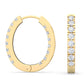 9K Yellow Gold Lab Grown Diamond EARRINGS 0.47 ctw E31875-0.50CT