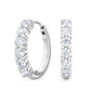 9K White Gold Lab Grown Diamond EARRINGS 0.48 ctw E31876-0.50CT