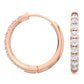 9K Rose Gold Lab Grown Diamond EARRINGS 0.39 ctw E31881-0.38CT