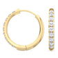 9K Yellow Gold Lab Grown Diamond EARRINGS 0.39 ctw E31881-0.38CT