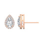 9K Rose Gold Lab Grown Diamond EARRINGS 1.18 ctw E31898PE-1
