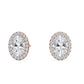 9K Rose Gold Lab Grown Diamond EARRINGS 1.21 ctw E31902-1.20CT