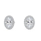 9K White Gold Lab Grown Diamond EARRINGS 1.21 ctw E31902-1.20CT