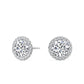 9K White Gold Lab Grown Diamond EARRINGS 1.18 ctw E31903-1.25CT
