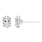 9K White Gold Lab Grown Diamond EARRINGS 2.00 ctw E32005OV-2