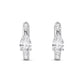 9K White Gold Lab Grown Diamond EARRINGS 0.54 ctw E32349-0.50CT