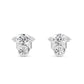9K White Gold Lab Grown Diamond EARRINGS 1.24 ctw E32354-1.25CT