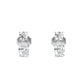 9K White Gold Lab Grown Diamond EARRINGS 1.55 ctw E32356RDOV-1.50CT
