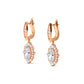 9K Rose Gold Lab Grown Diamond EARRINGS 2.79 ctw E32396-2.83CT