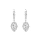 9K White Gold Lab Grown Diamond EARRINGS 2.79 ctw E32396-2.83CT