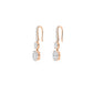 9K Rose Gold Lab Grown Diamond Drop Earrings 4.22 ctw E32656-4.50CT