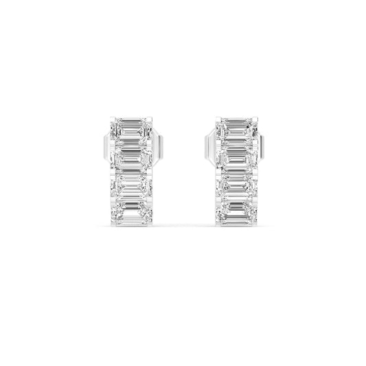 9K White Gold Lab Grown Diamond Fashion Earrings 1.6 ctw. E32668RDT