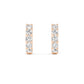 9K Rose Gold Lab Grown Diamond EARRINGS 0.99 ctw E32681-1