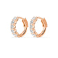 9K Rose Gold Lab Grown Diamond EARRINGS 0.99 ctw E32681-1