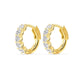 9K Yellow Gold Lab Grown Diamond EARRINGS 0.99 ctw E32681-1