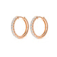 9K Rose Gold Lab Grown Diamond EARRINGS 1.00 ctw E32779-1