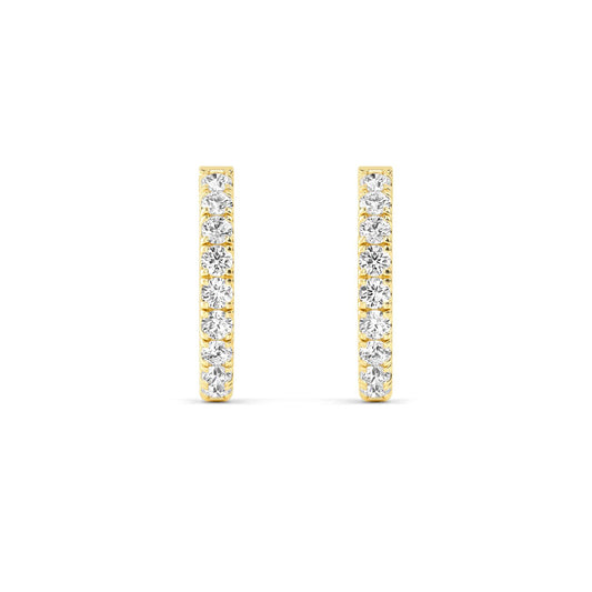 9K Yellow Gold Lab Grown Diamond EARRINGS 1.00 ctw E32779-1