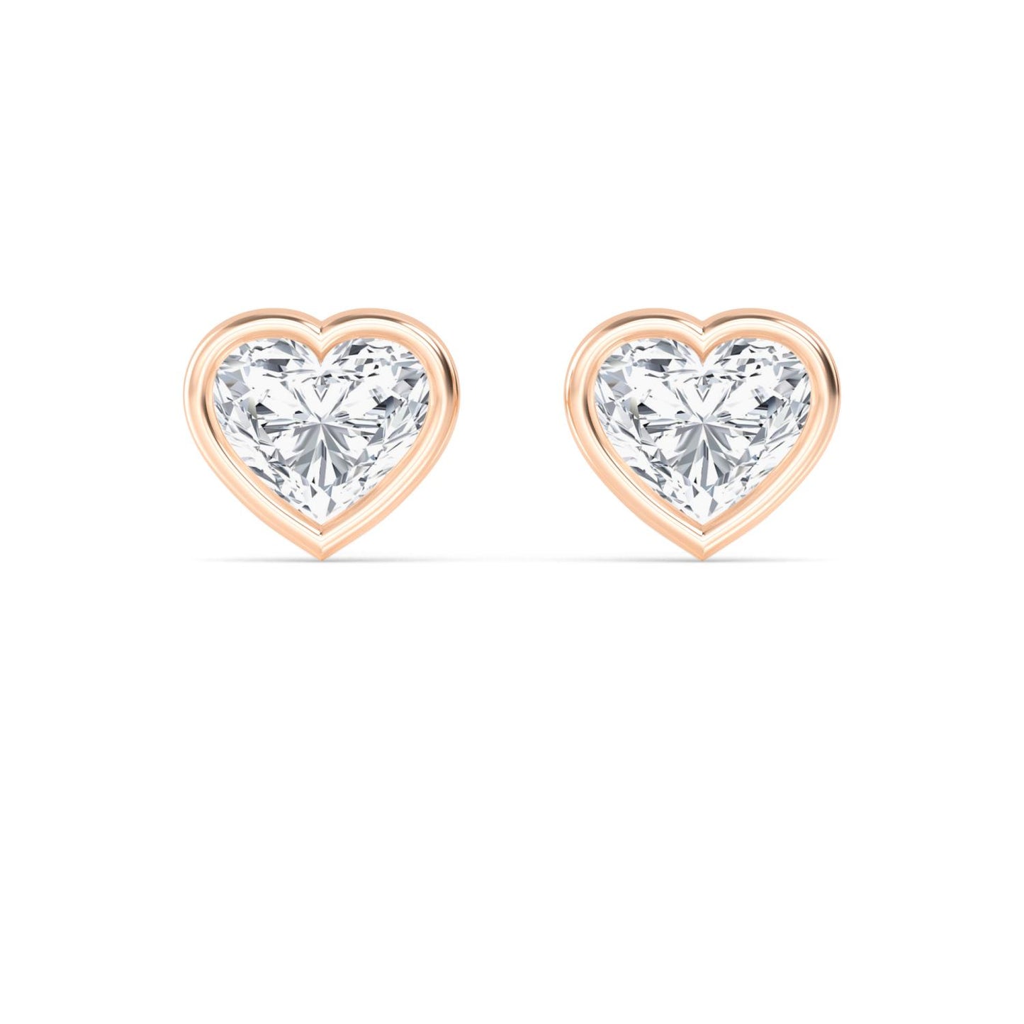 9K Rose Gold Lab Grown Diamond EARRINGS 2.00 ctw E32903HT-2