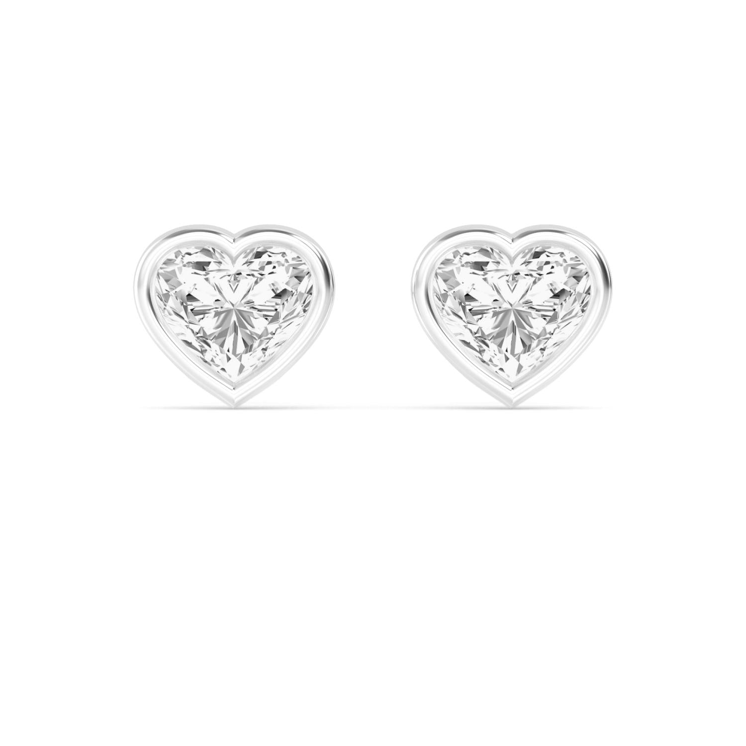 9K White Gold Lab Grown Diamond EARRINGS 2.00 ctw E32903HT-2