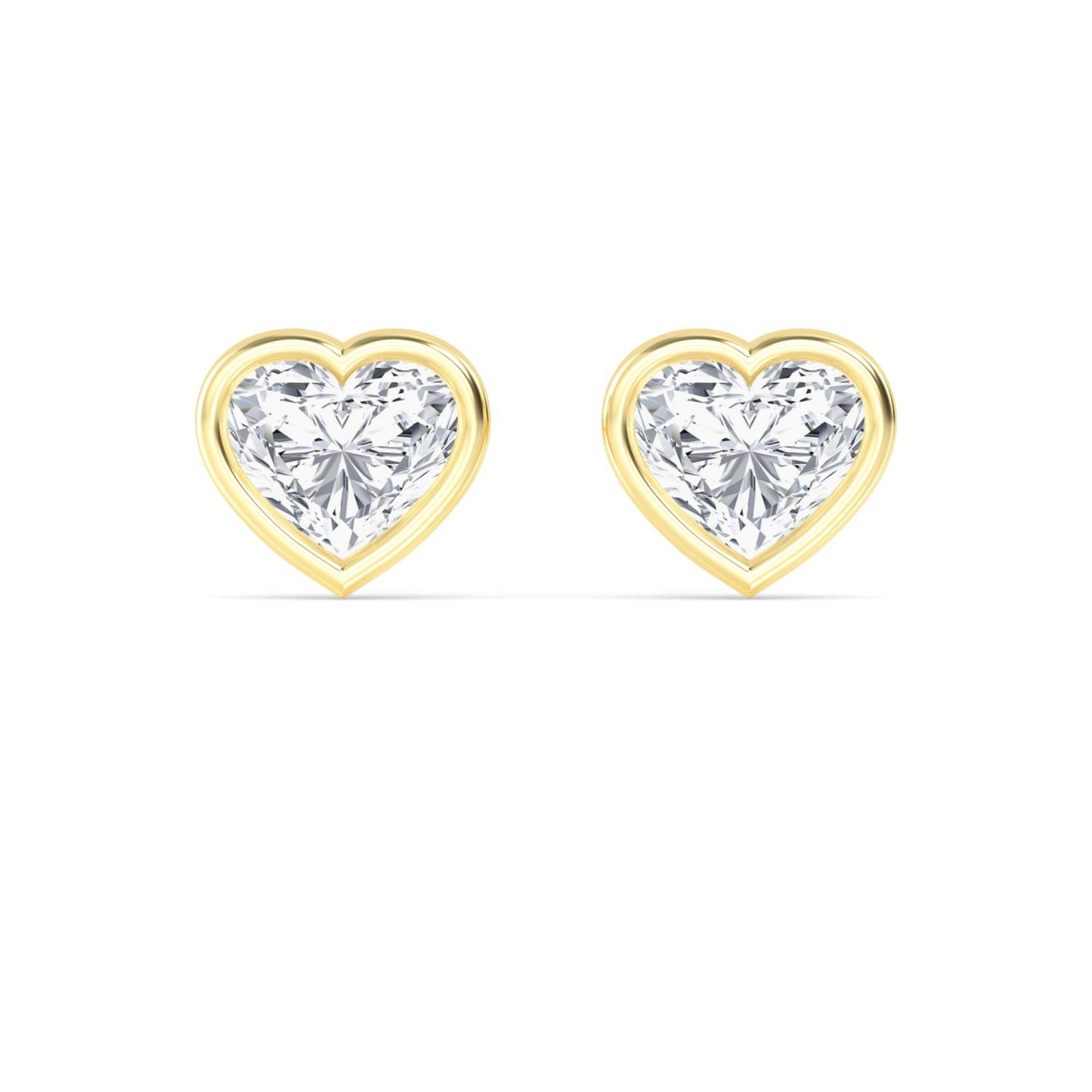 9K Yellow Gold Lab Grown Diamond EARRINGS 2.00 ctw E32903HT-2