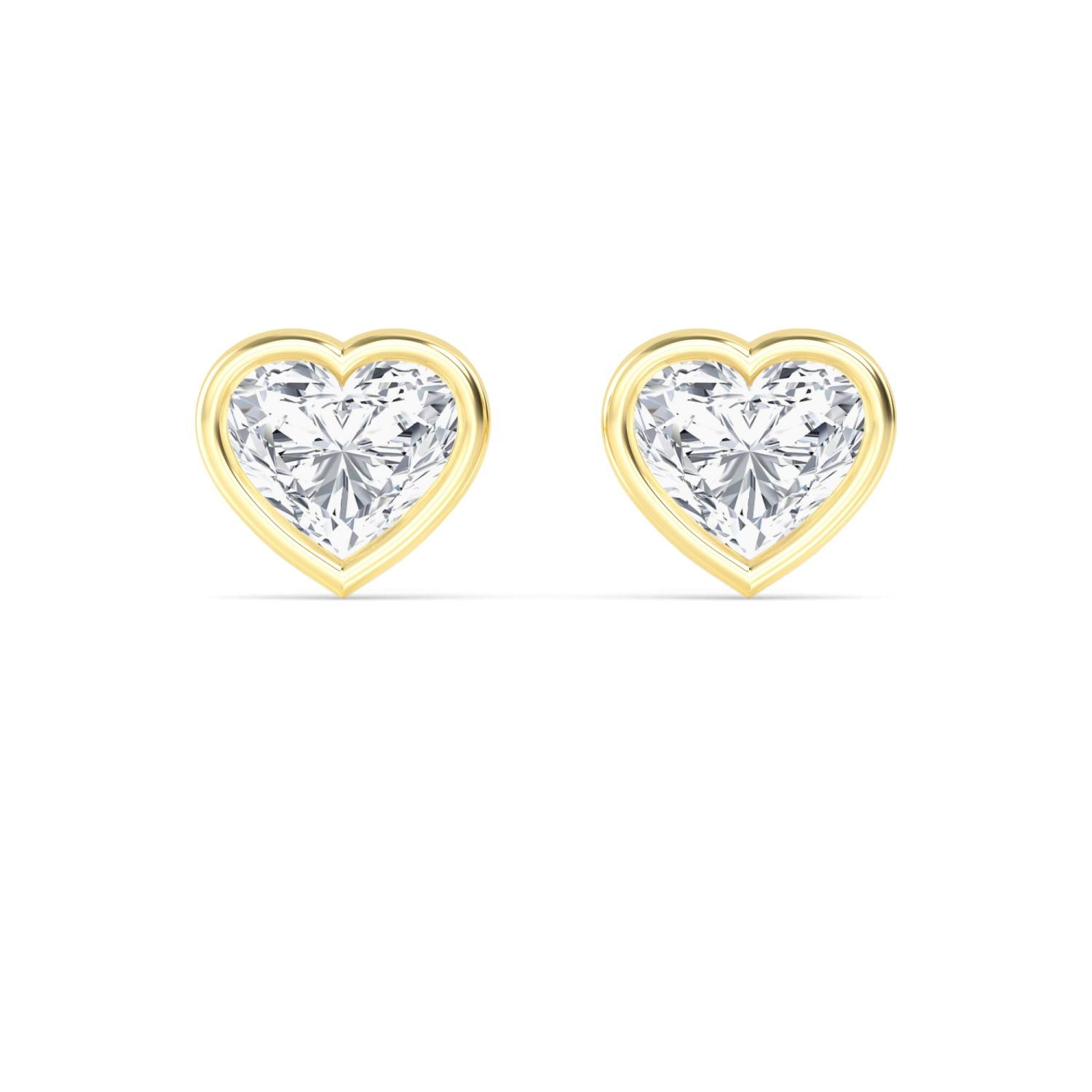 9K Yellow Gold Lab Grown Diamond EARRINGS 2.00 ctw E32903HT-2