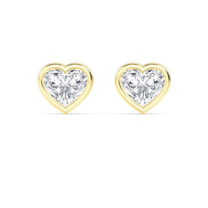 9K Yellow Gold Lab Grown Diamond EARRINGS 2.00 ctw E32903HT-2