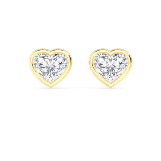 9K Yellow Gold Lab Grown Diamond EARRINGS 2.00 ctw E32903HT-2