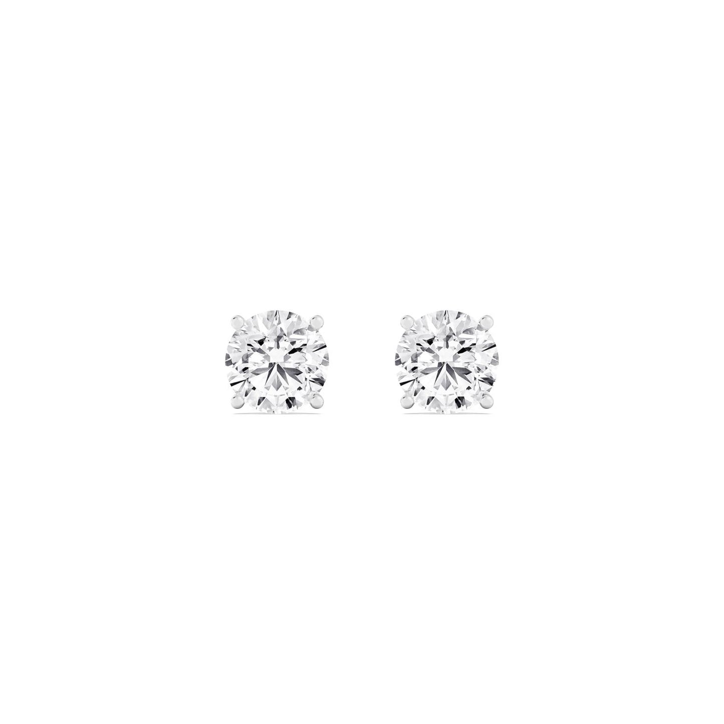 9K White Gold Lab Grown Diamond EARRINGS 2.00 ctw E32932-2