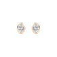 9K Rose Gold Lab Grown Diamond EARRINGS 2.00 ctw E33247OV-2