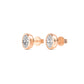 9K Rose Gold Lab Grown Diamond EARRINGS 2.00 ctw E33247OV-2