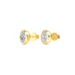 9K Yellow Gold Lab Grown Diamond EARRINGS 2.00 ctw E33247OV-2