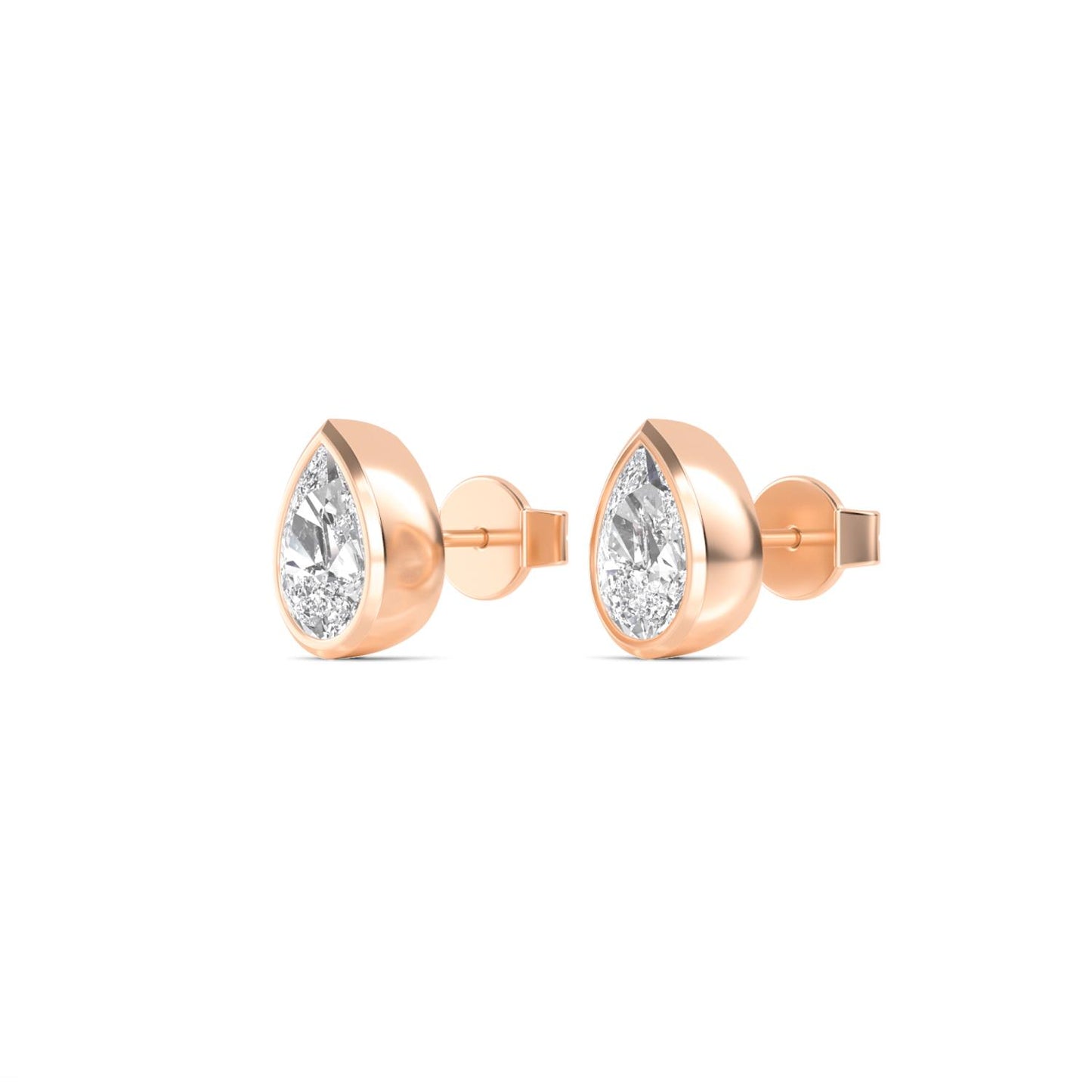 9K Rose Gold Lab Grown Diamond EARRINGS 2.00 ctw E33247PE-2