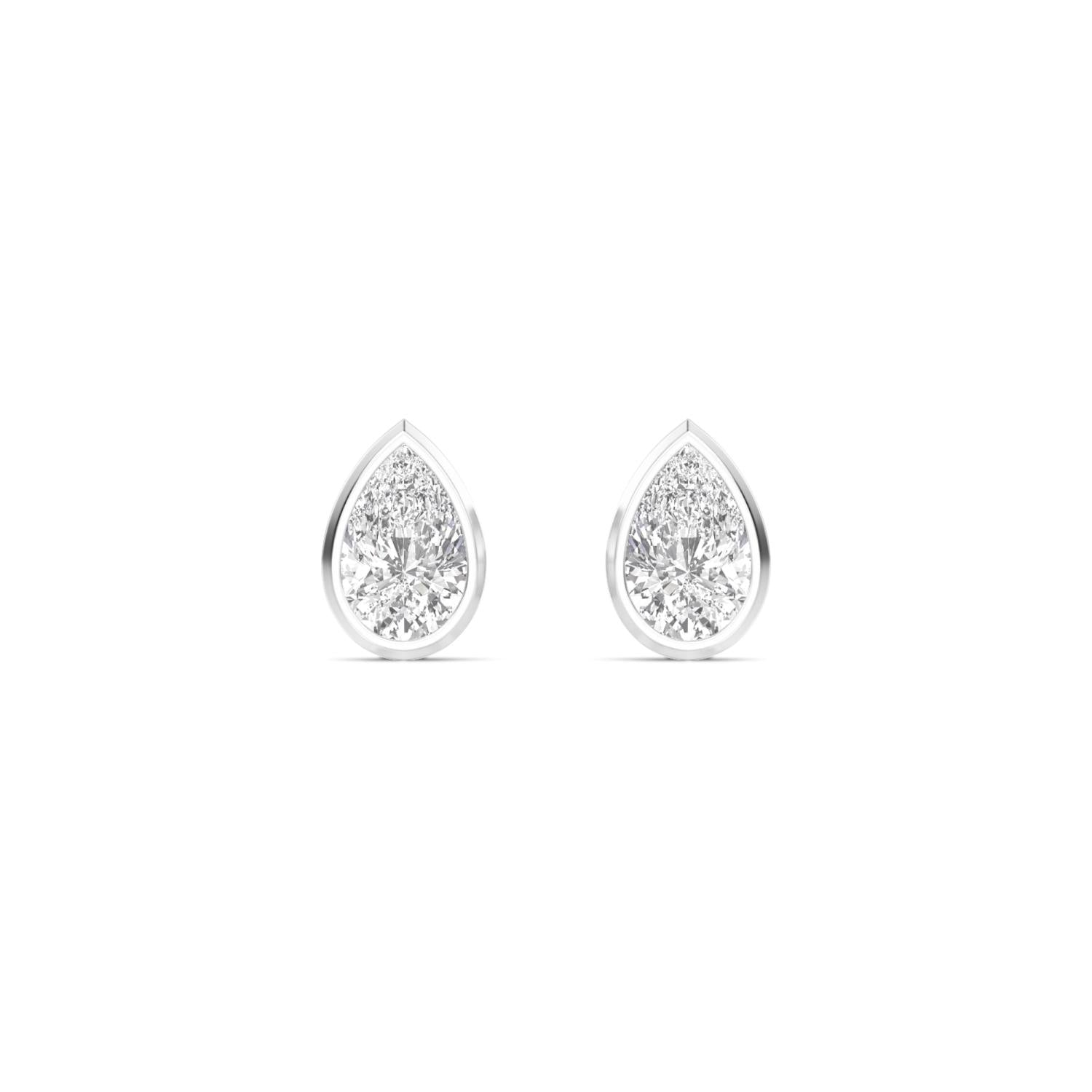 9K White Gold Lab Grown Diamond EARRINGS 2.00 ctw E33247PE-2