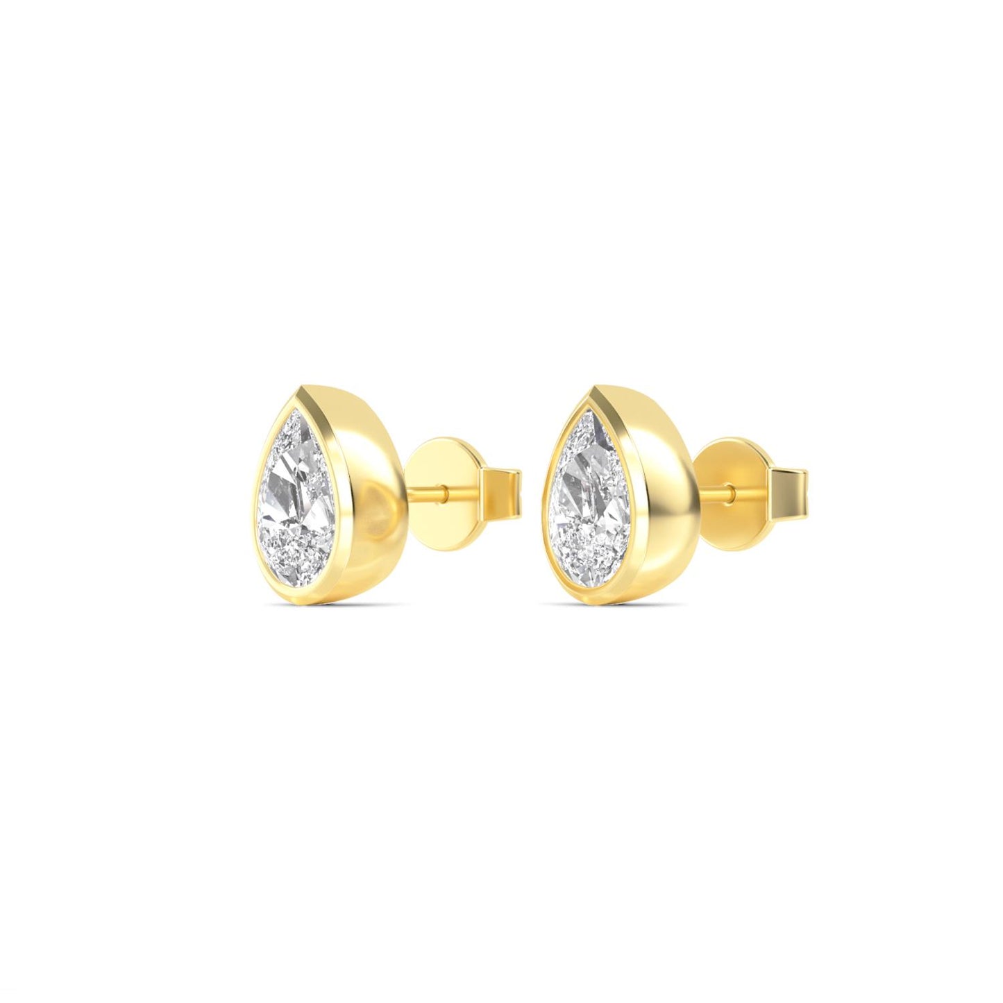 9K Yellow Gold Lab Grown Diamond EARRINGS 2.00 ctw E33247PE-2