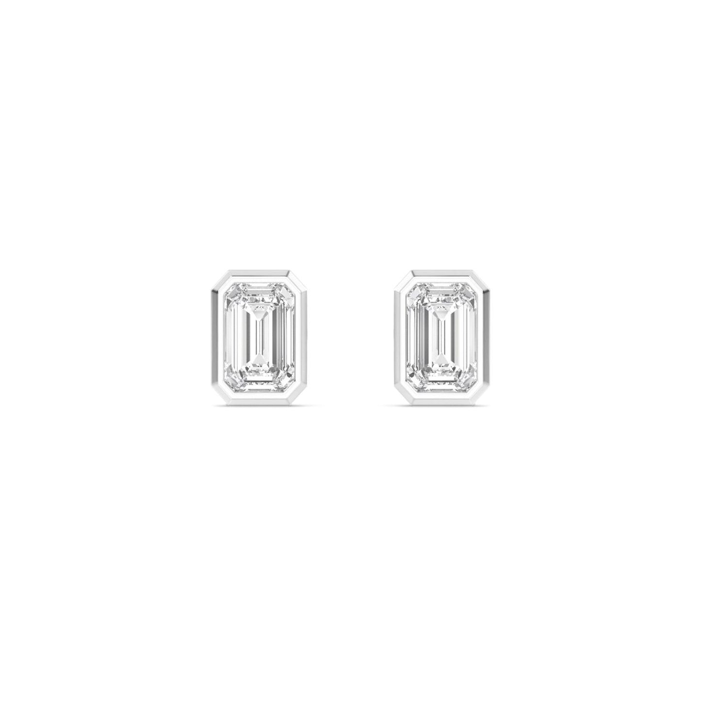 9K White Gold Lab Grown Diamond EARRINGS 2.00 ctw E33247RDT-2