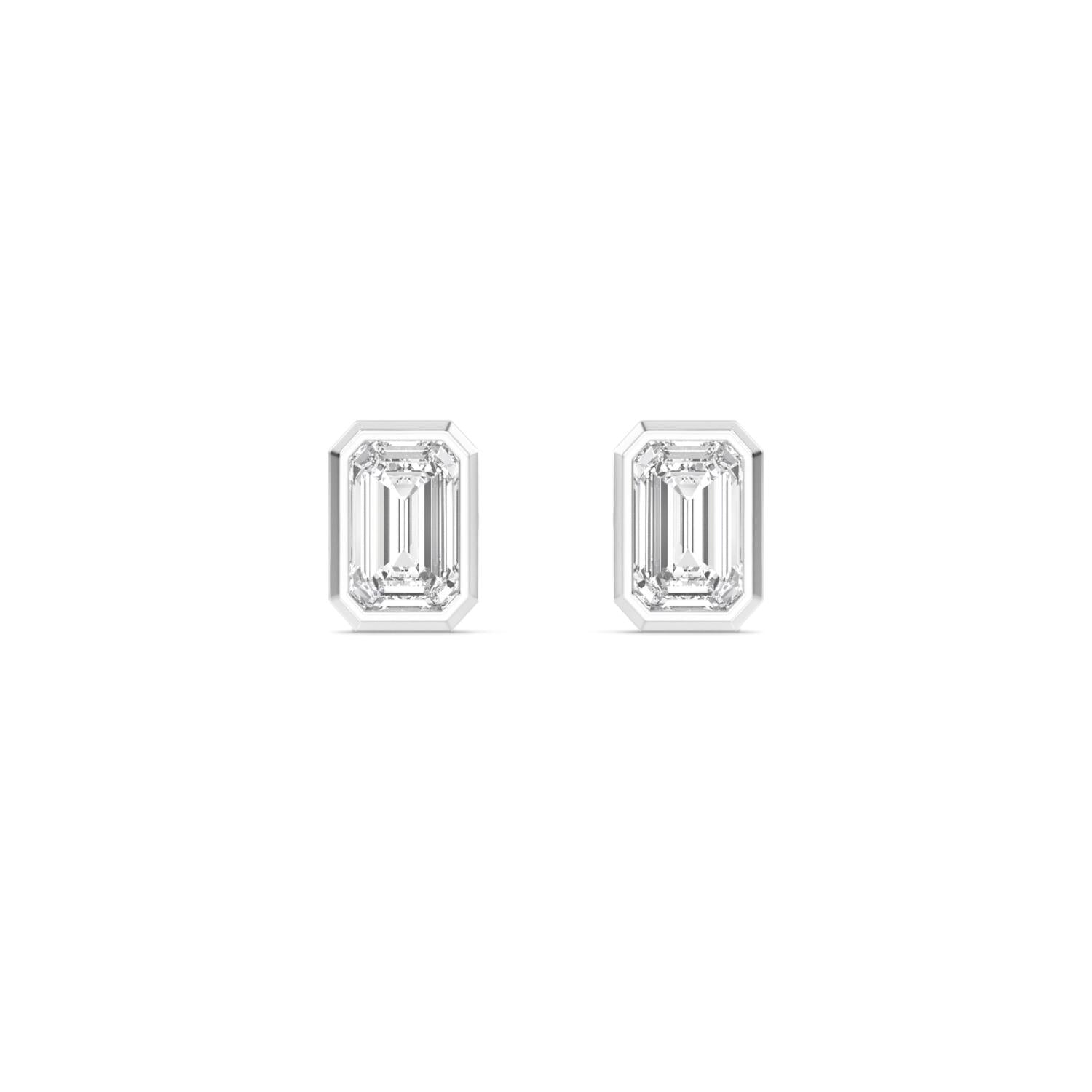 9K White Gold Lab Grown Diamond EARRINGS 2.00 ctw E33247RDT-2