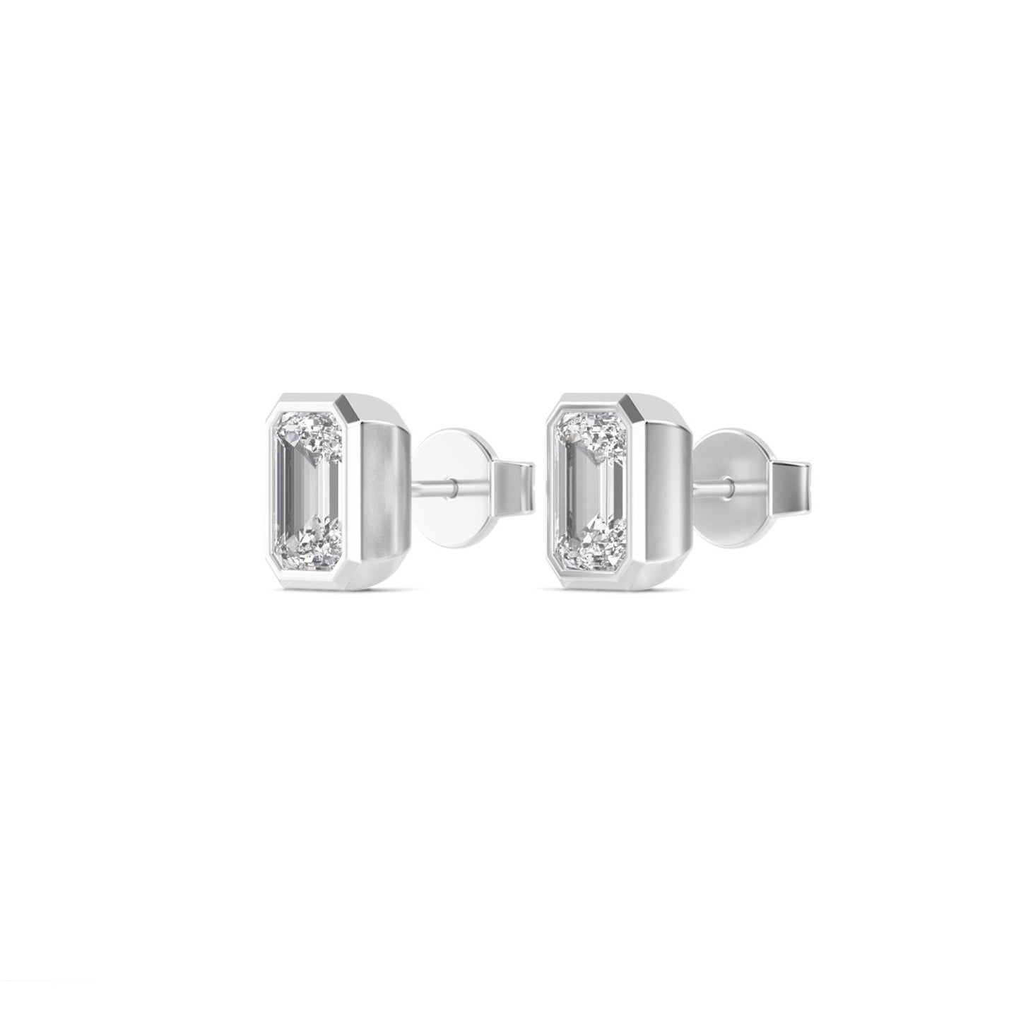 9K White Gold Lab Grown Diamond EARRINGS 2.00 ctw E33247RDT-2