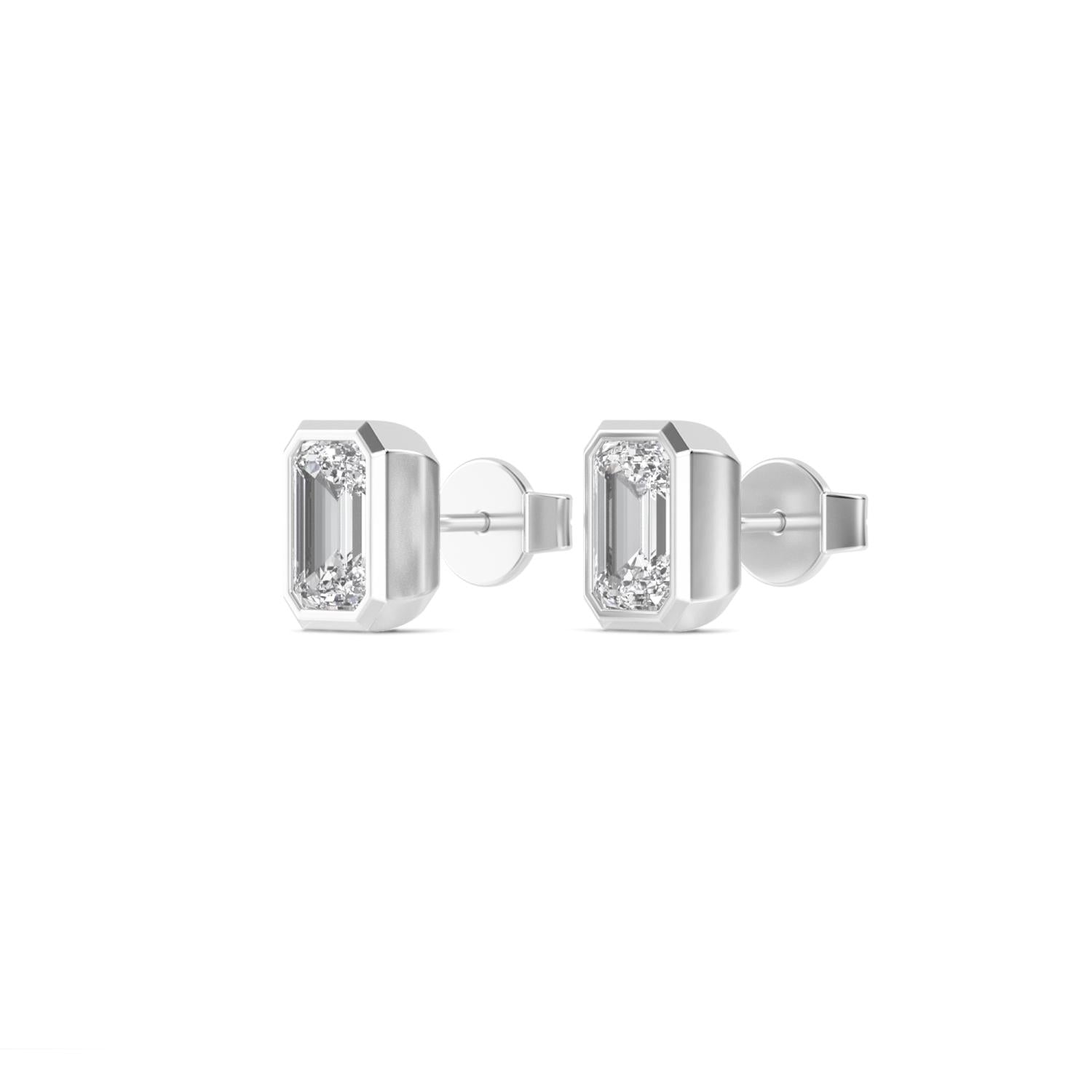 9K White Gold Lab Grown Diamond EARRINGS 2.00 ctw E33247RDT-2