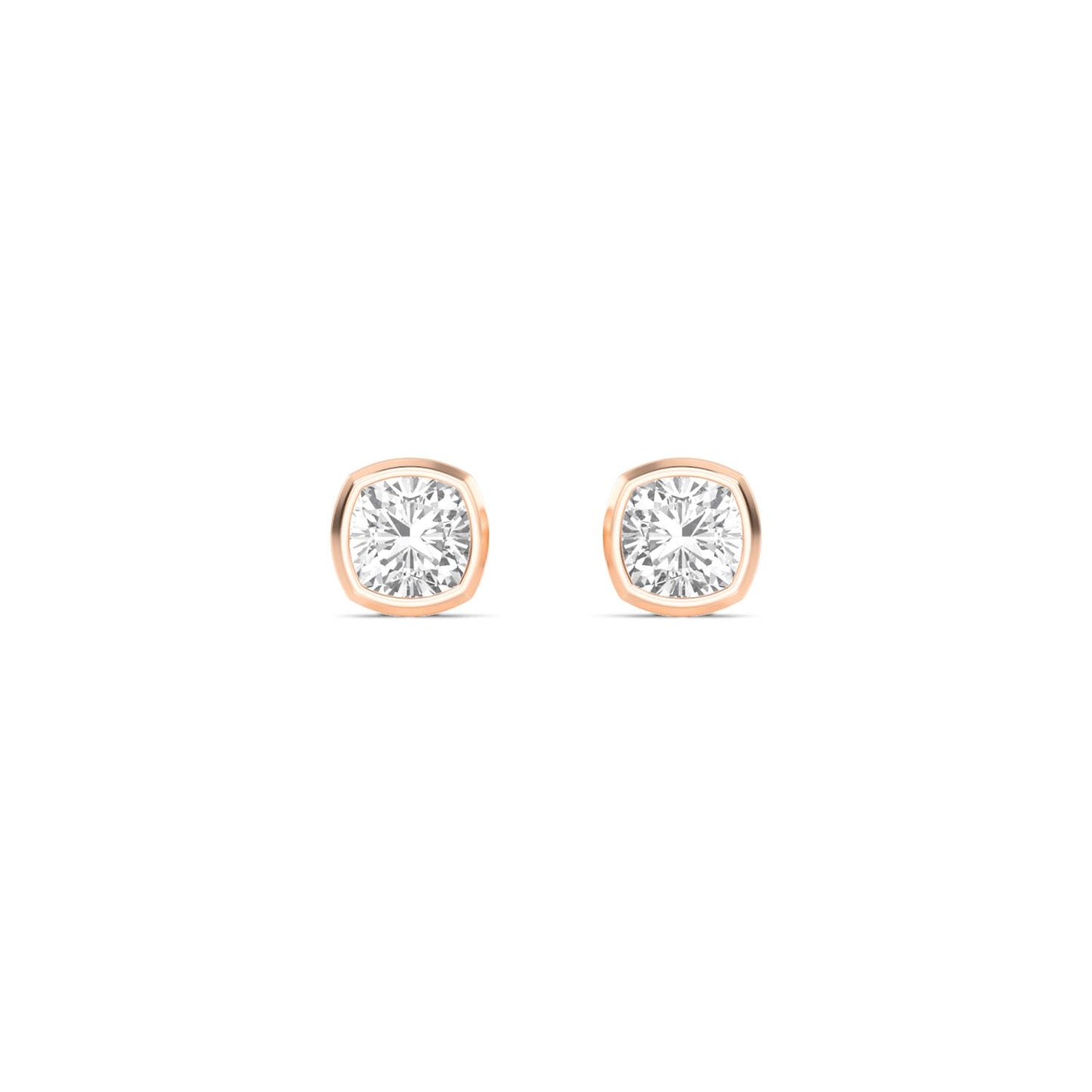 9K Rose Gold Lab Grown Diamond EARRINGS 2.00 ctw E33247SCU-2