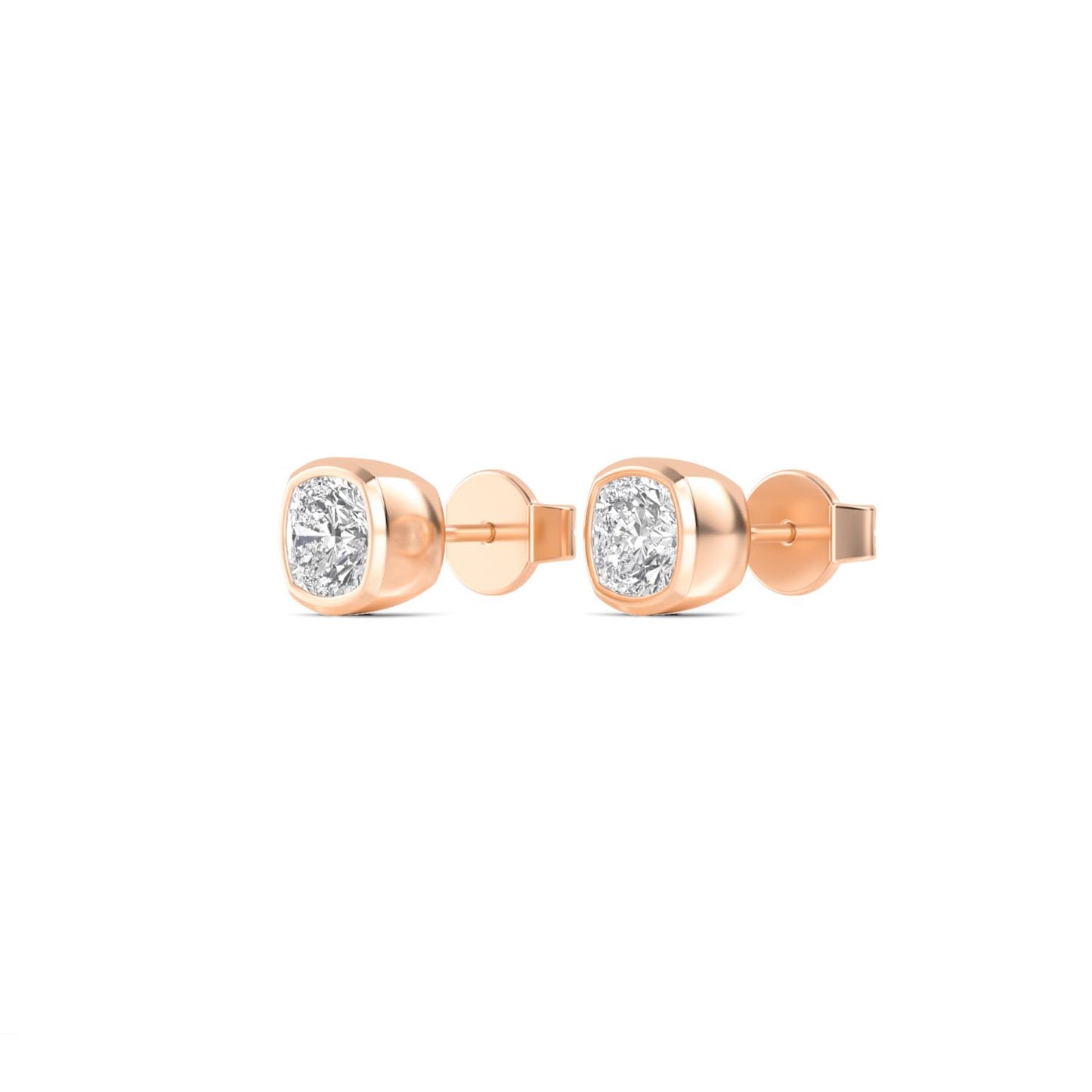9K Rose Gold Lab Grown Diamond EARRINGS 2.00 ctw E33247SCU-2