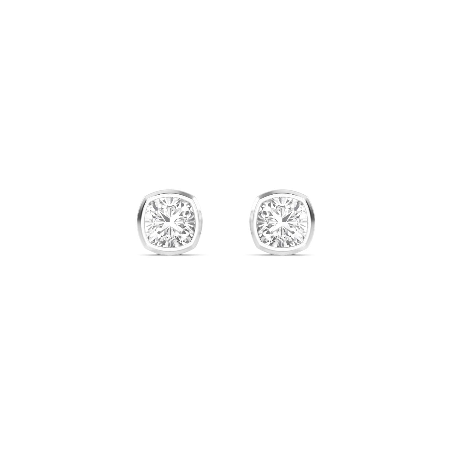9K White Gold Lab Grown Diamond EARRINGS 2.00 ctw E33247SCU-2
