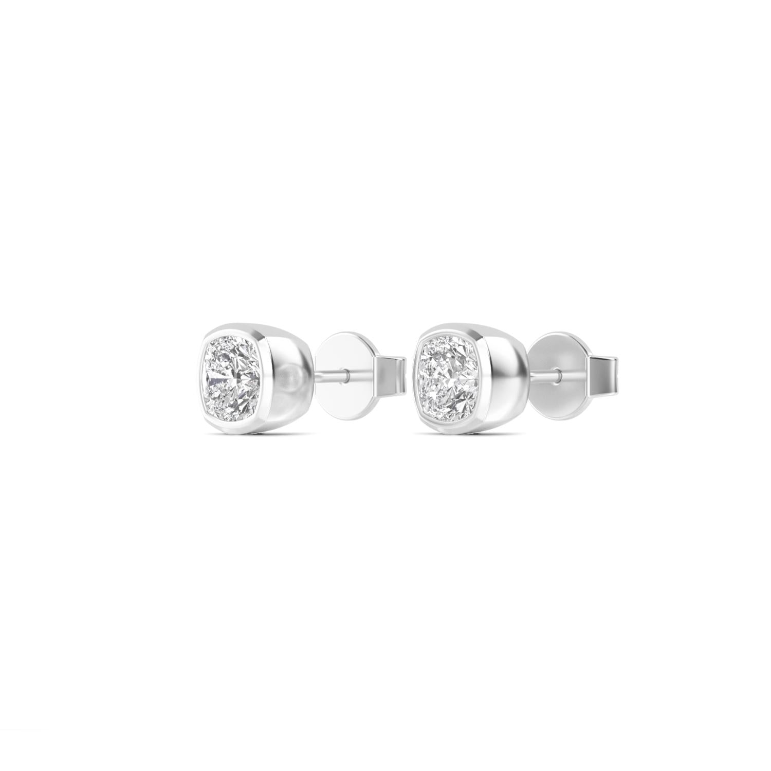 9K White Gold Lab Grown Diamond EARRINGS 2.00 ctw E33247SCU-2