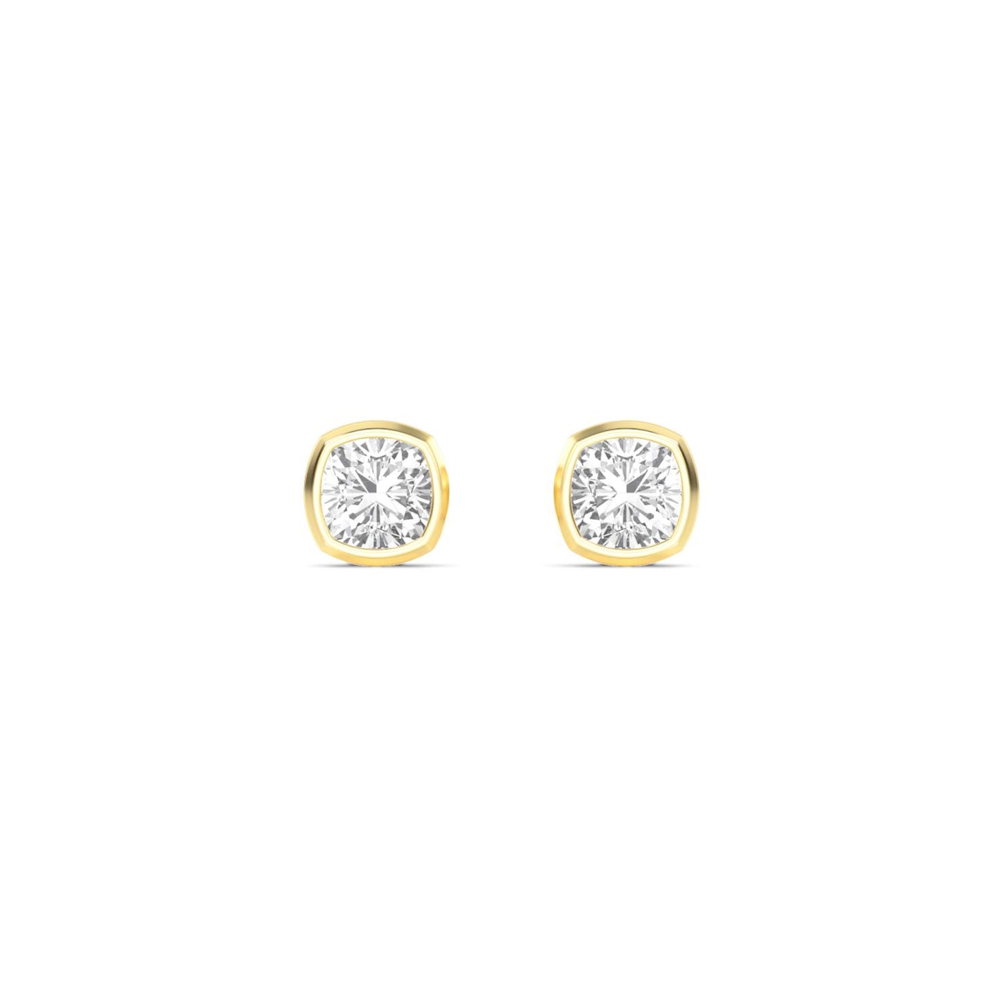 9K Yellow Gold Lab Grown Diamond EARRINGS 2.00 ctw E33247SCU-2