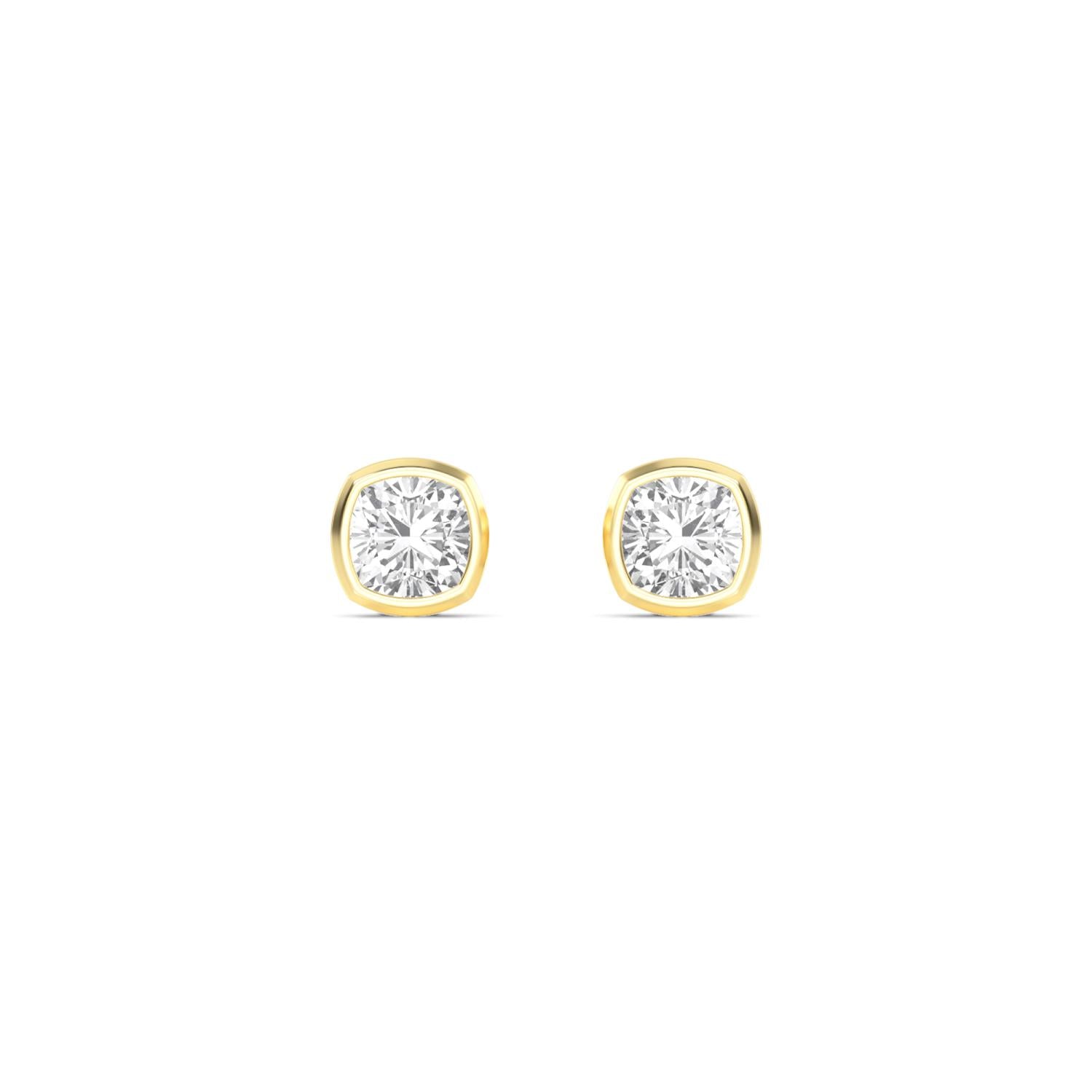 9K Yellow Gold Lab Grown Diamond EARRINGS 2.00 ctw E33247SCU-2