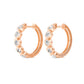 9K Rose Gold Lab Grown Diamond EARRINGS 1.11 ctw E33270-1