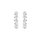 9K White Gold Lab Grown Diamond EARRINGS 1.11 ctw E33270-1