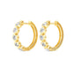 9K Yellow Gold Lab Grown Diamond EARRINGS 1.11 ctw E33270-1