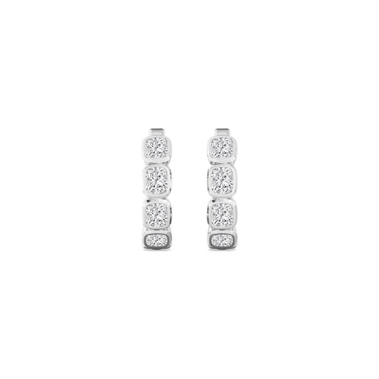 9K White Gold Lab Grown Diamond EARRINGS 1.63 ctw E33270CU-1.50CT