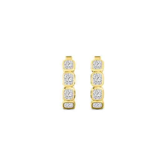 9K Yellow Gold Lab Grown Diamond EARRINGS 1.63 ctw E33270CU-1.50CT